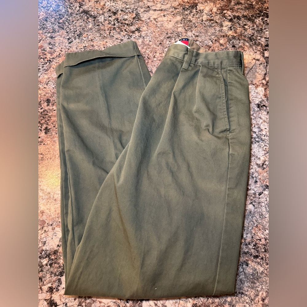 Vintage Tommy Hilfiger Olive Green Chinos